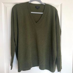 J.Crew Cashmere V-neck Boyfriend Sweater